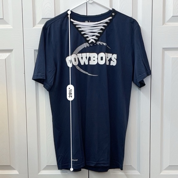Dallas Cowboys Lace Up Shirt - Picture 6 of 9